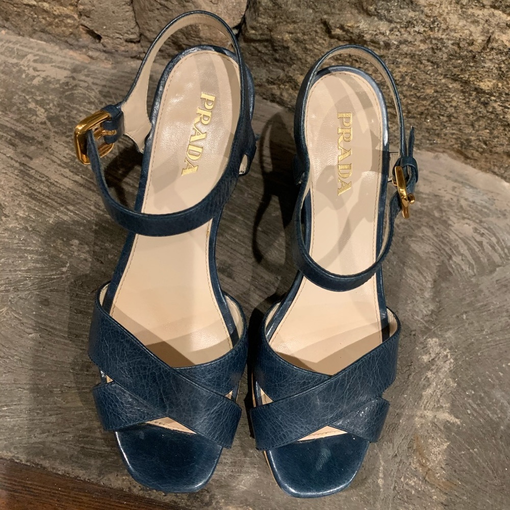 Prada Wedge Sandals